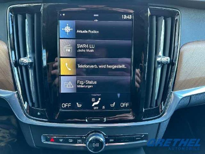 Volvo V90 Inscription Plug-In Hybrid AWD Allrad StandHZG Navi Leder digitales Cockpit Memo